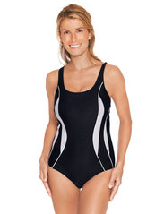 Wiki - Swimsuit Alba Sport - kostiumy kąpielowe - black/white - 3