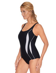Wiki - Swimsuit Alba Sport - kostiumy kąpielowe - black/white - 4