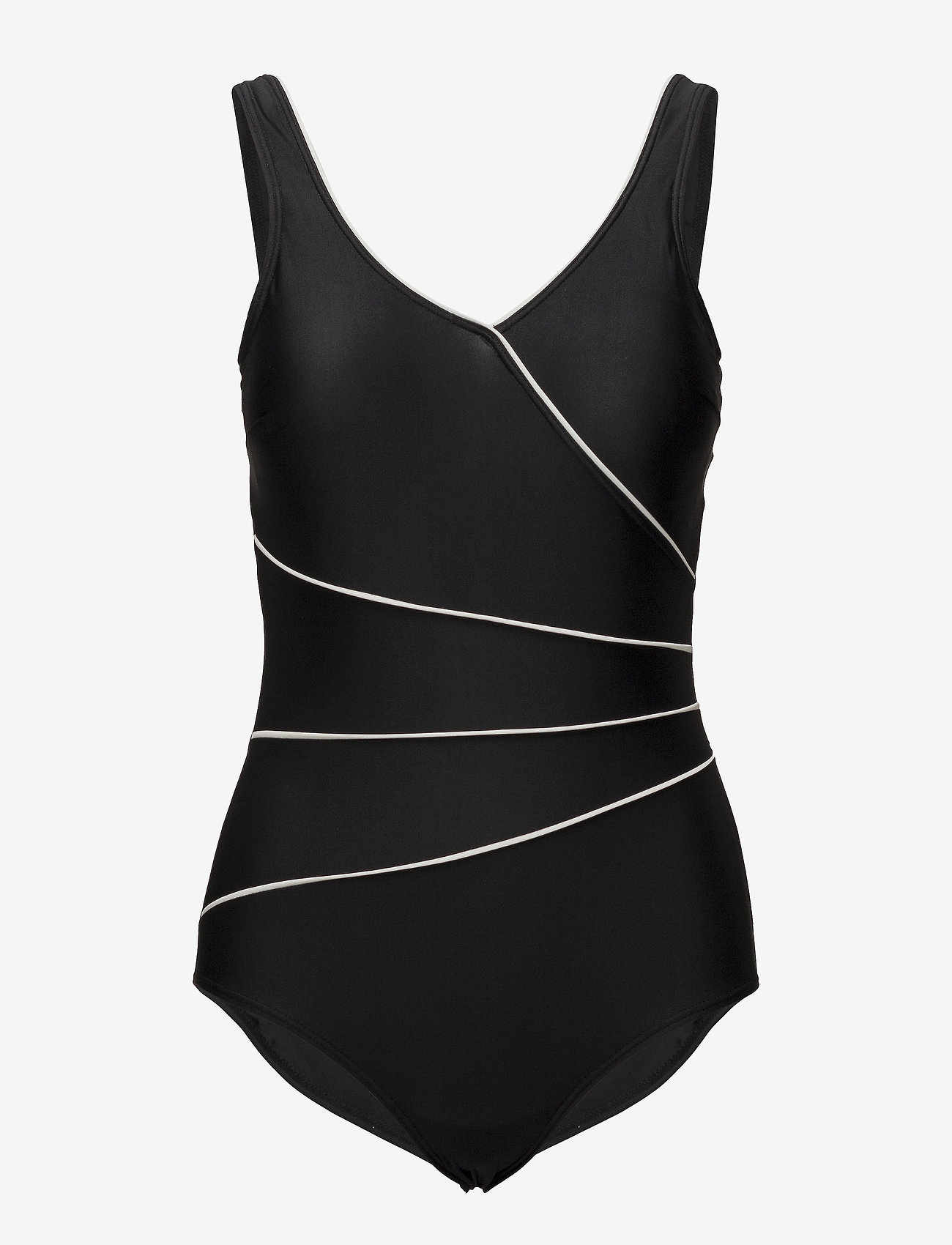 Wiki - Swimsuit Daniella Classic - 1 pièces - black/white - 1