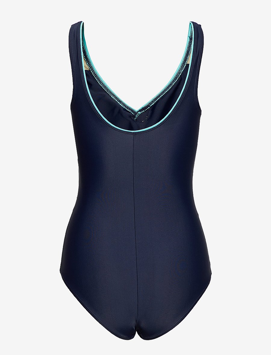 Wiki - Swimsuit Daniella Classic - badeanzüge - navy/aqua - 2