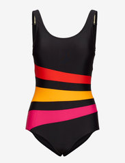 Swimsuit Bianca Classic+ - BLACK/RED