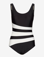 Swimsuit Bianca Classic+ - BLACK/WHITE