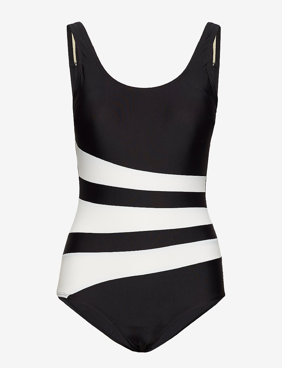 Wiki - Swimsuit Bianca Classic+ - badeanzüge - black/white - 1