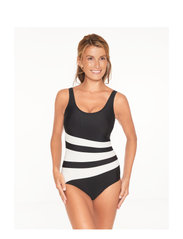 Wiki - Swimsuit Bianca Classic+ - badedragter - black/white - 3
