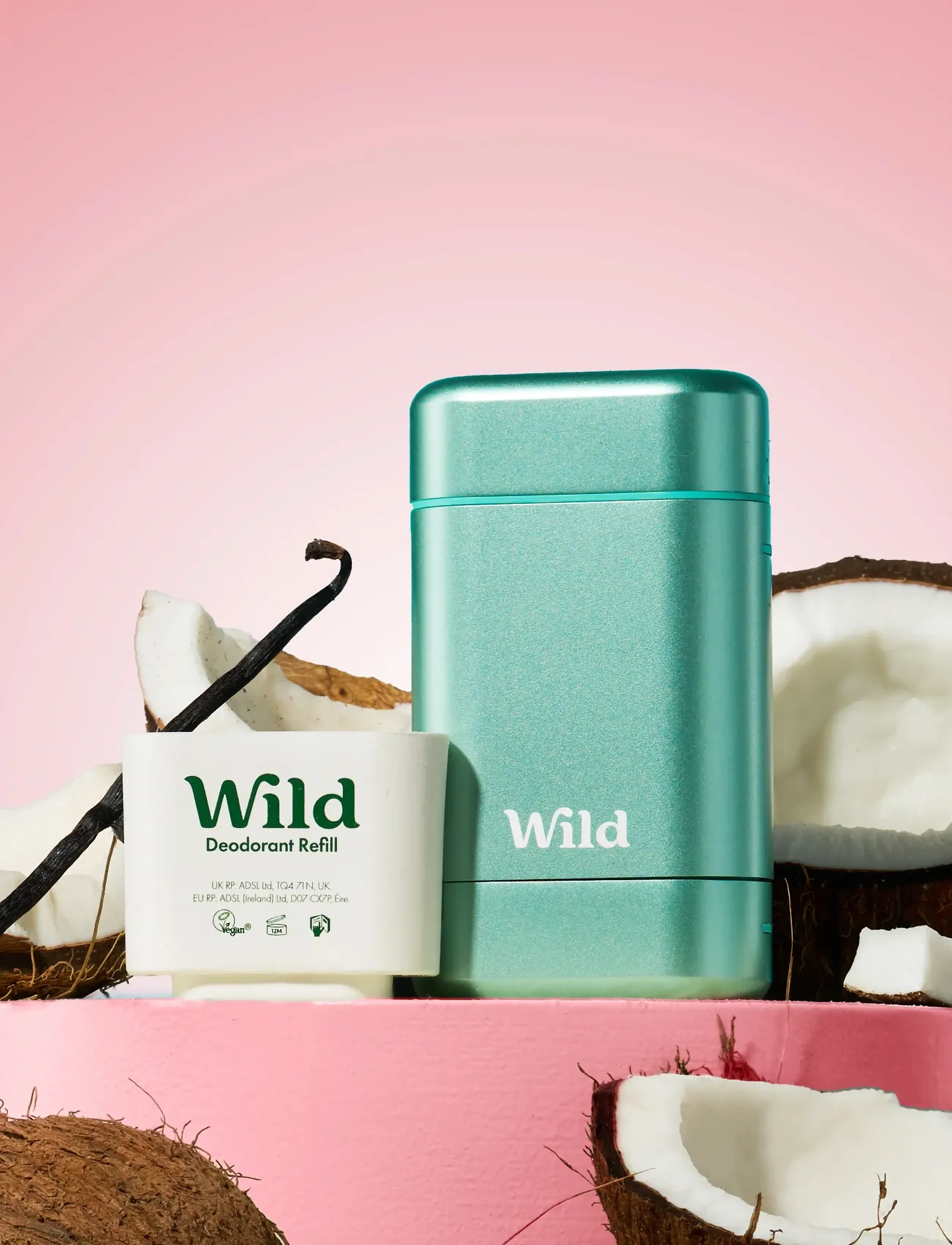 Wild Wild Deo Stick Aqua Case Fresh Cotton Sea Salt, 40 GR, Nude, Creams & Wipes, Creams & Wipes, Dame