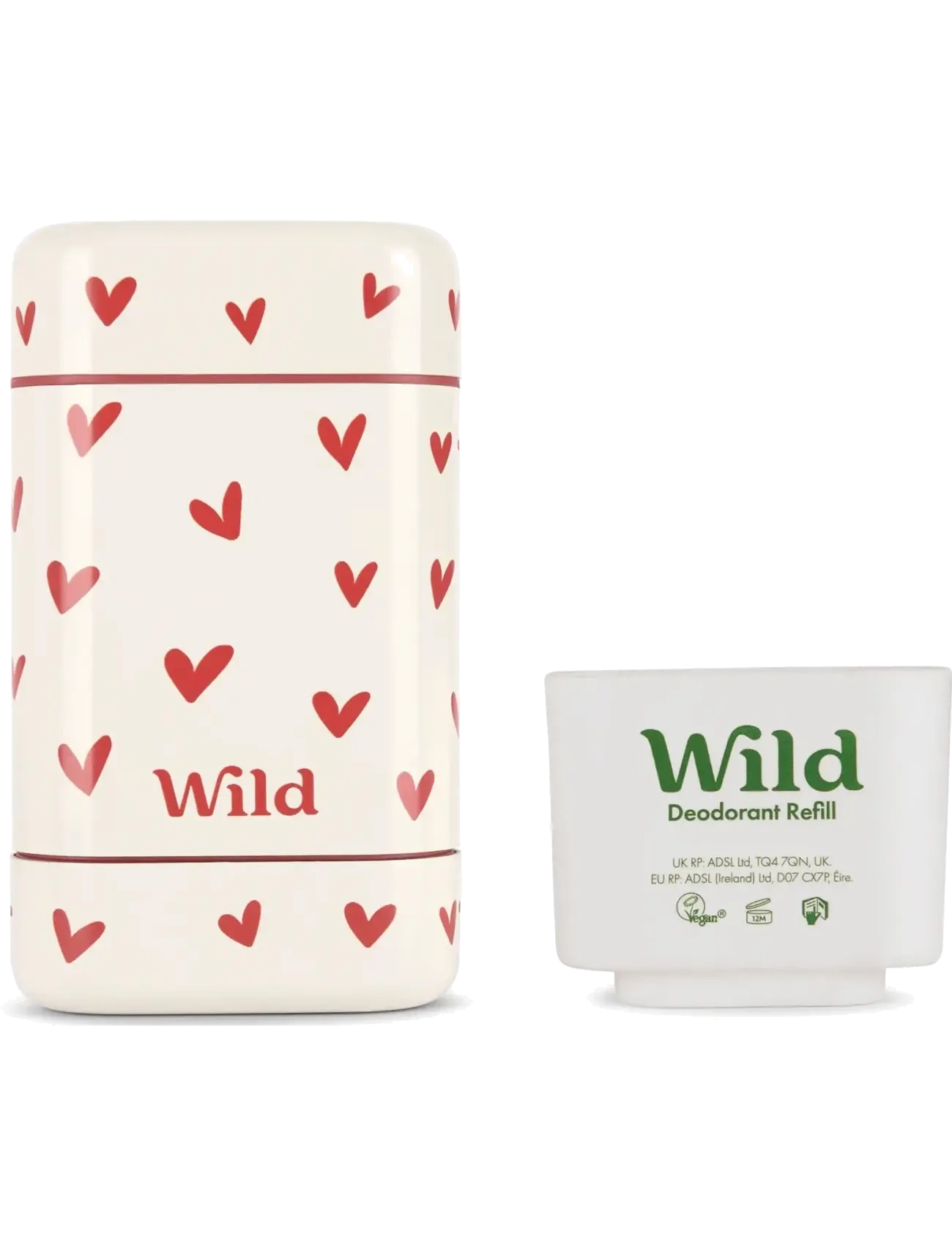 Wild - Wild deo stick heart case pink grapefruit lime - deostifter & cremer - clear - 3