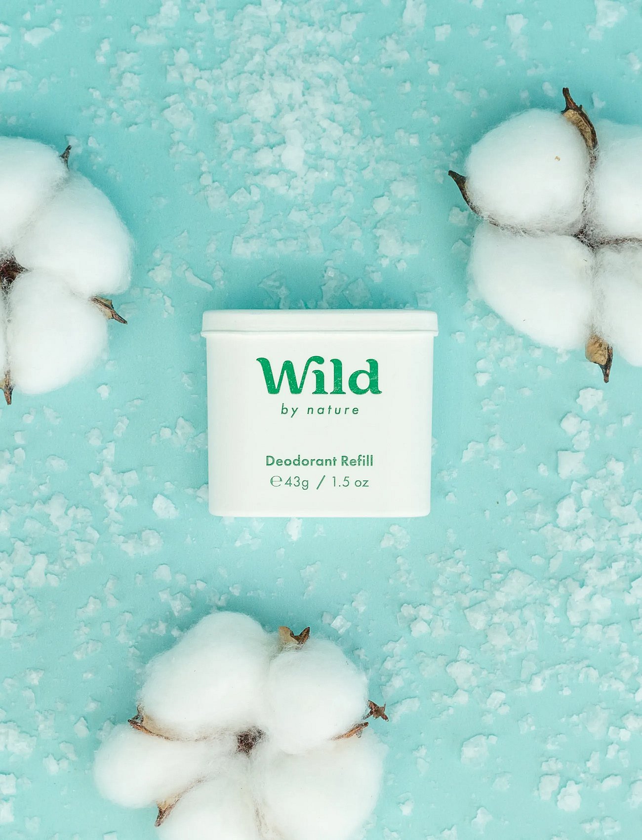 Wild deo stick refill fresh cotton sea salt
