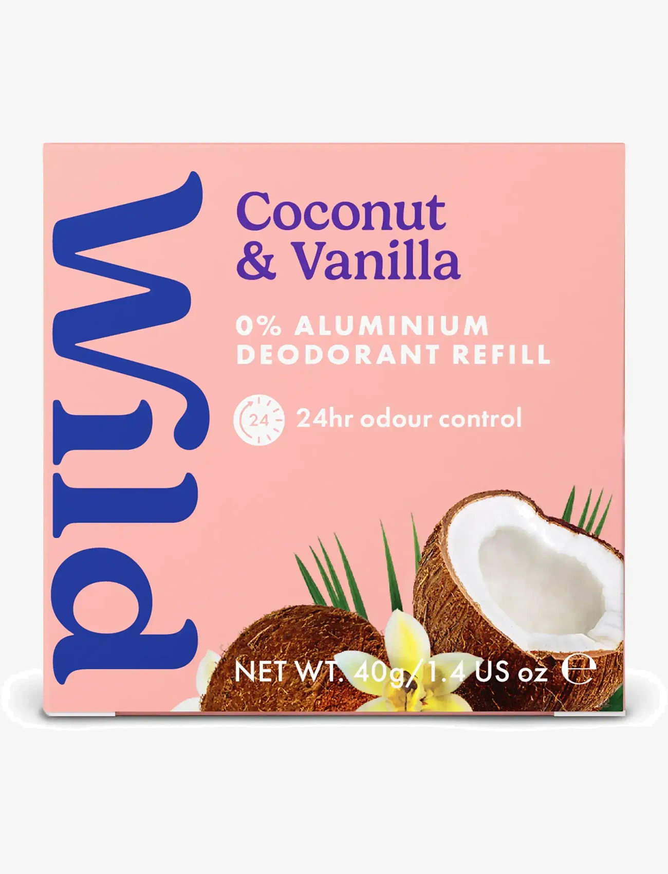 Wild - Wild deo stick refill coconut vanilla - hudpleje - clear - 1