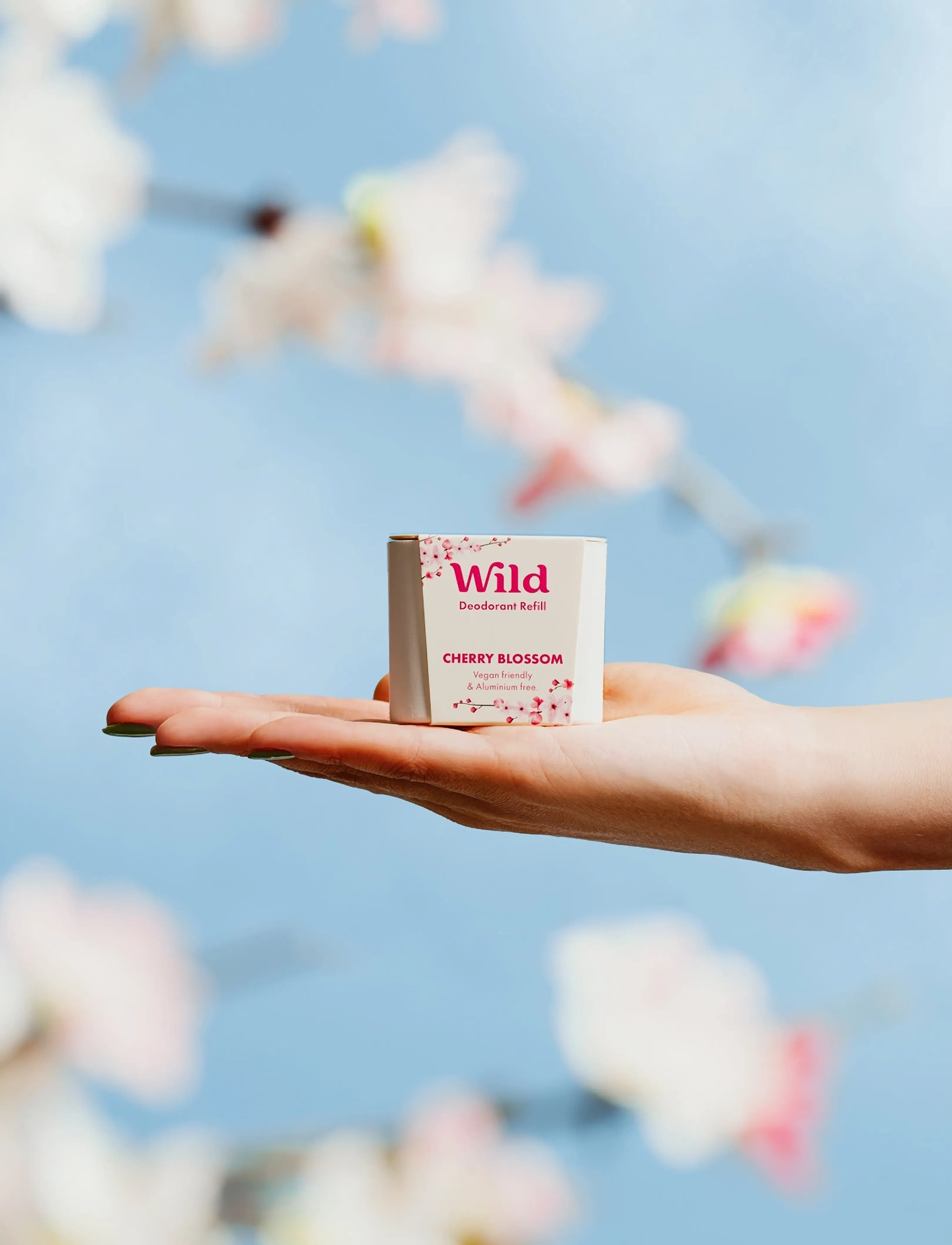 Wild Wild Deo Stick Refill Cherry Blossom, 40 GR, Nude, Creams & Wipes, Creams & Wipes, Dame