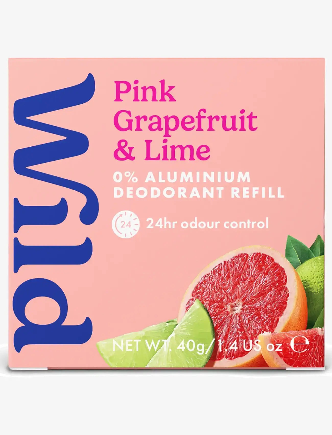 Wild - Wild deo stick refill pink grapefruit lime - laveste priser - clear - 0