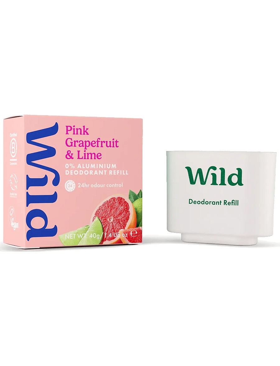 Wild - Wild deo stick refill pink grapefruit lime - hudpleje - clear - 2