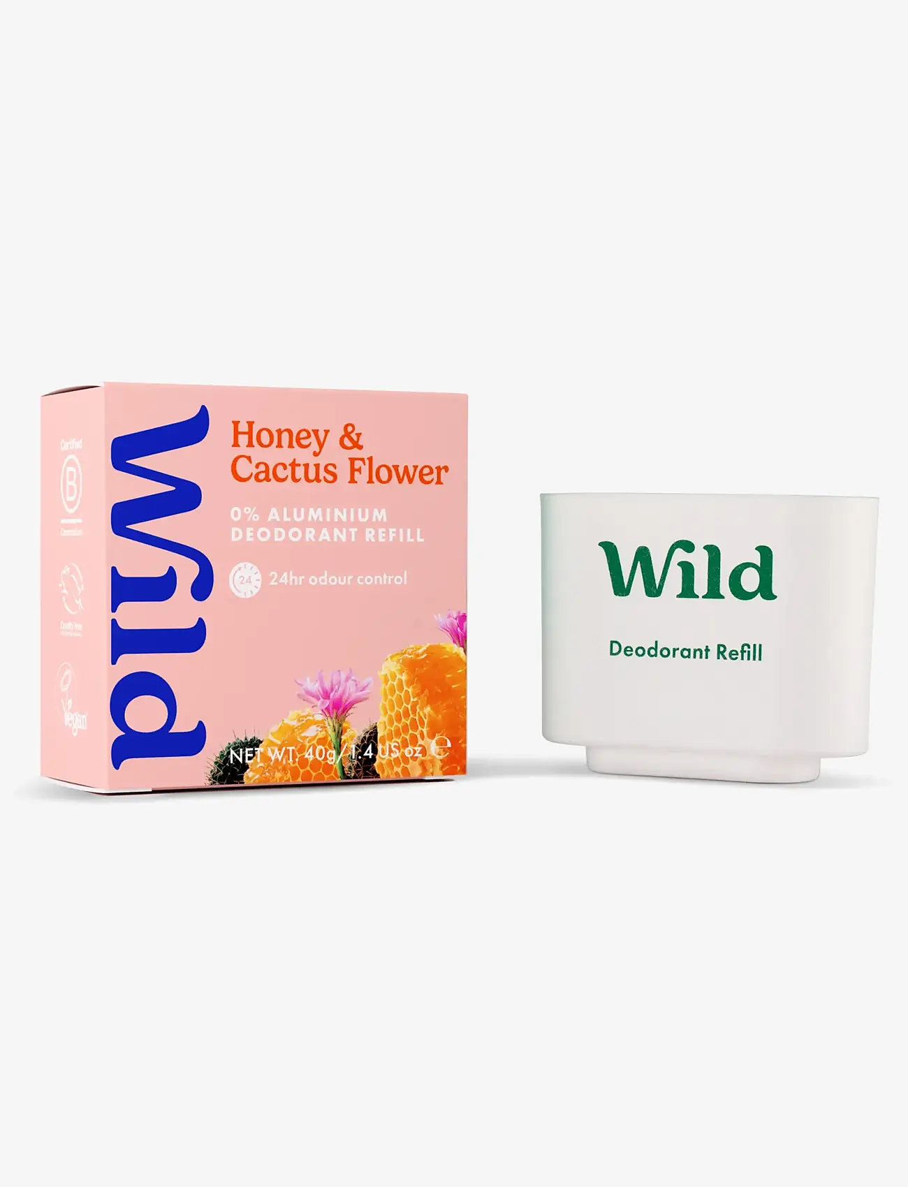 Wild - Wild deo stick refill honey cactus flower - hudvård - clear - 1