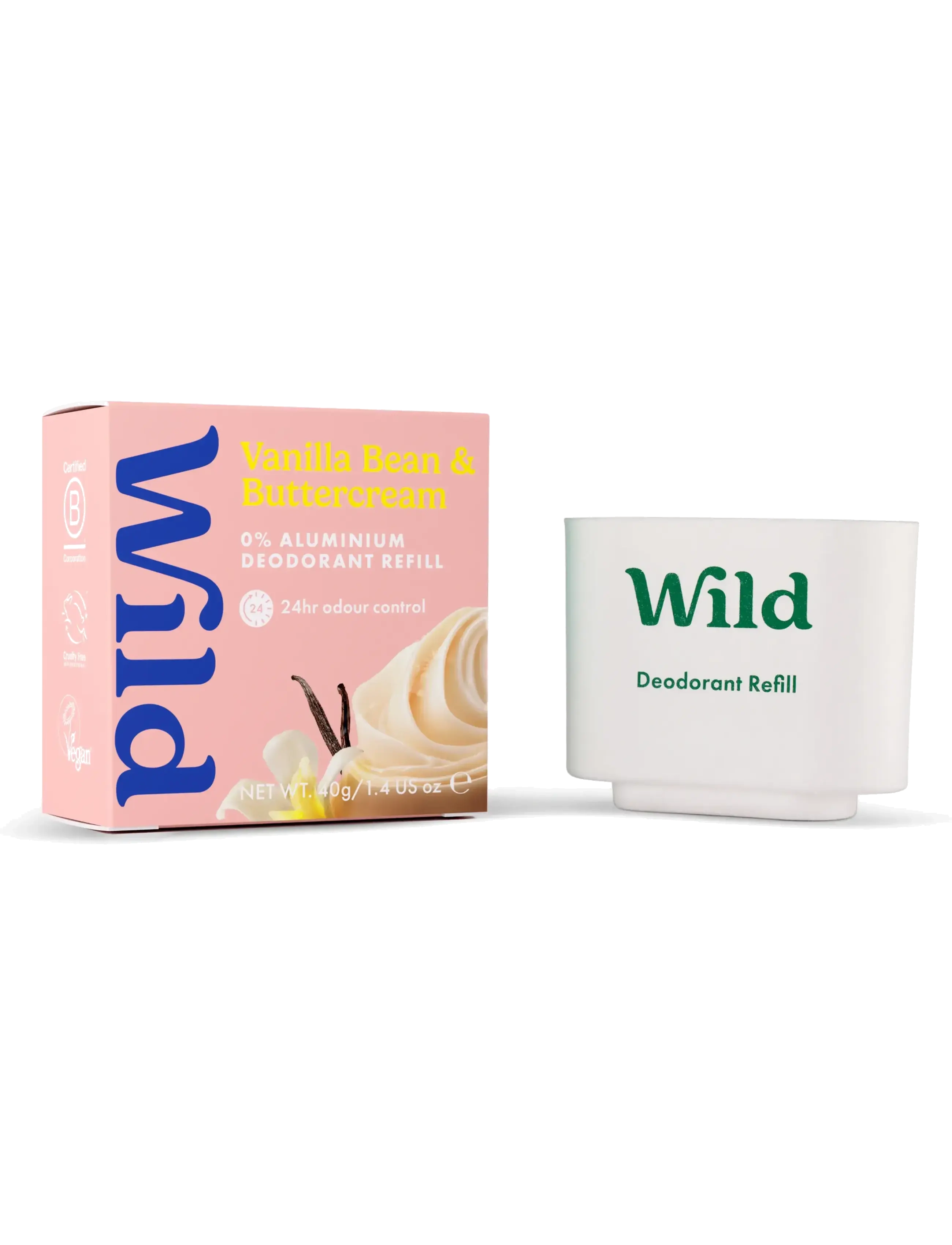 Wild - Wild deo stick refill vanilla bean buttercream - hudvård - clear - 1