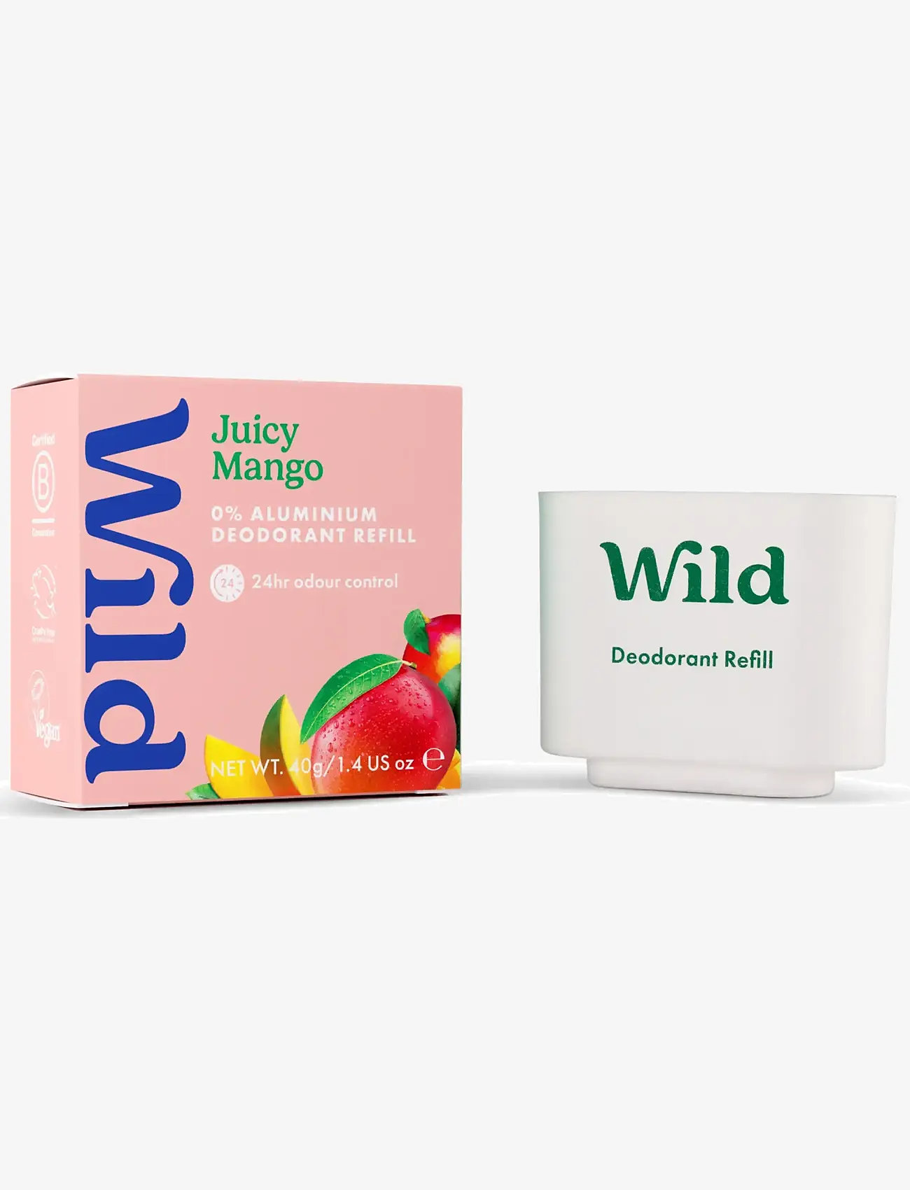Wild - Wild deo stick refill juicy mango - hudpleje - clear - 2