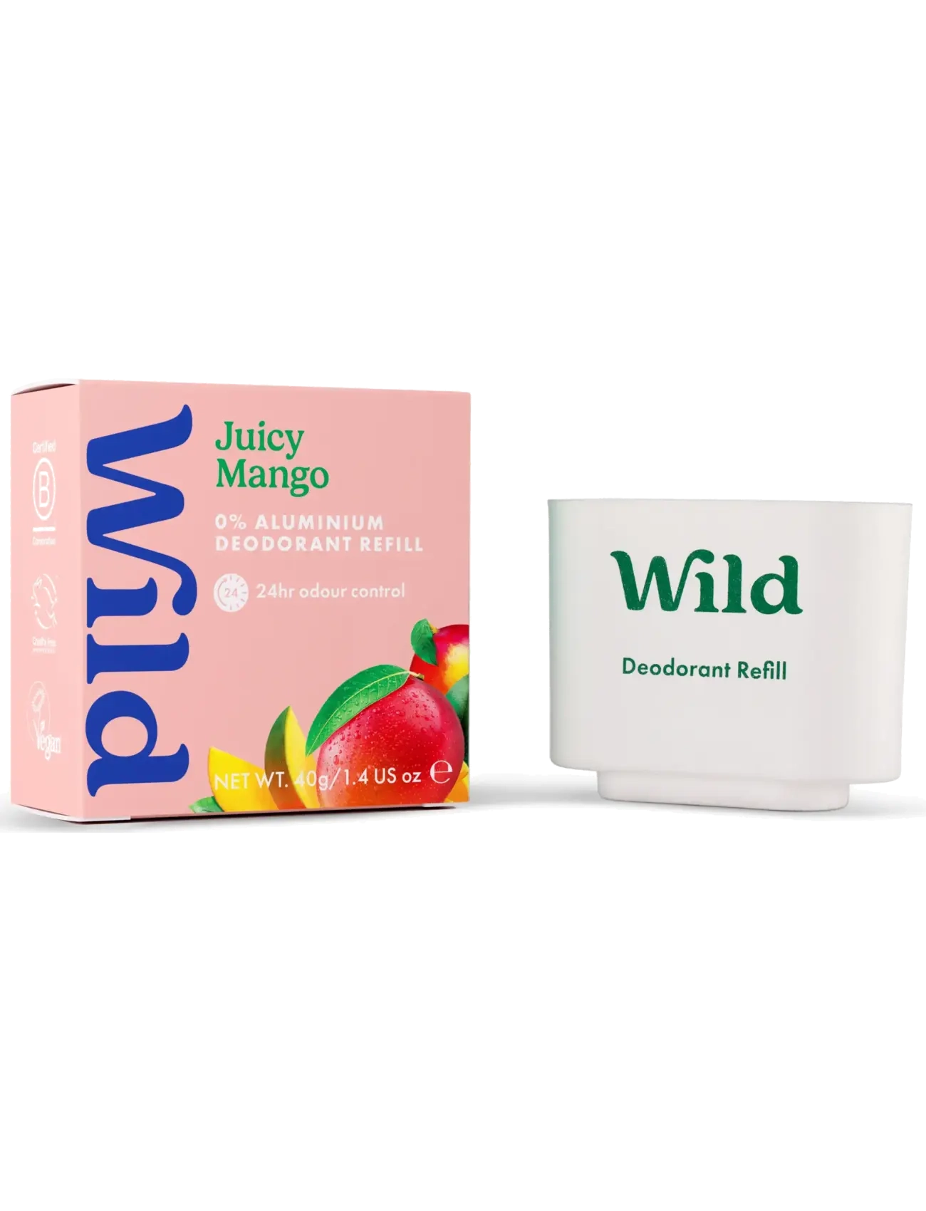 Wild - Wild deo stick refill juicy mango - hudvård - clear - 2