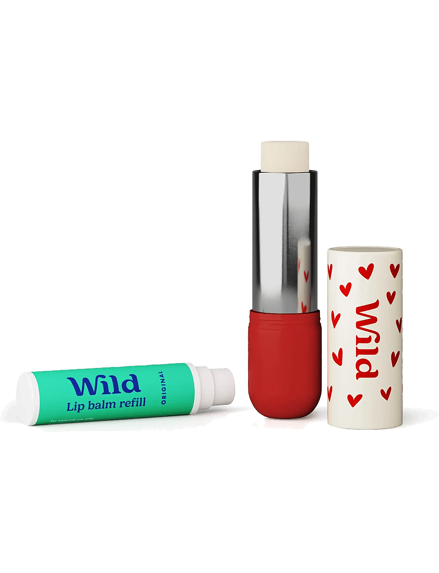 Wild - Wild lip balm heart case orginal spf - læbepomade - white - 2
