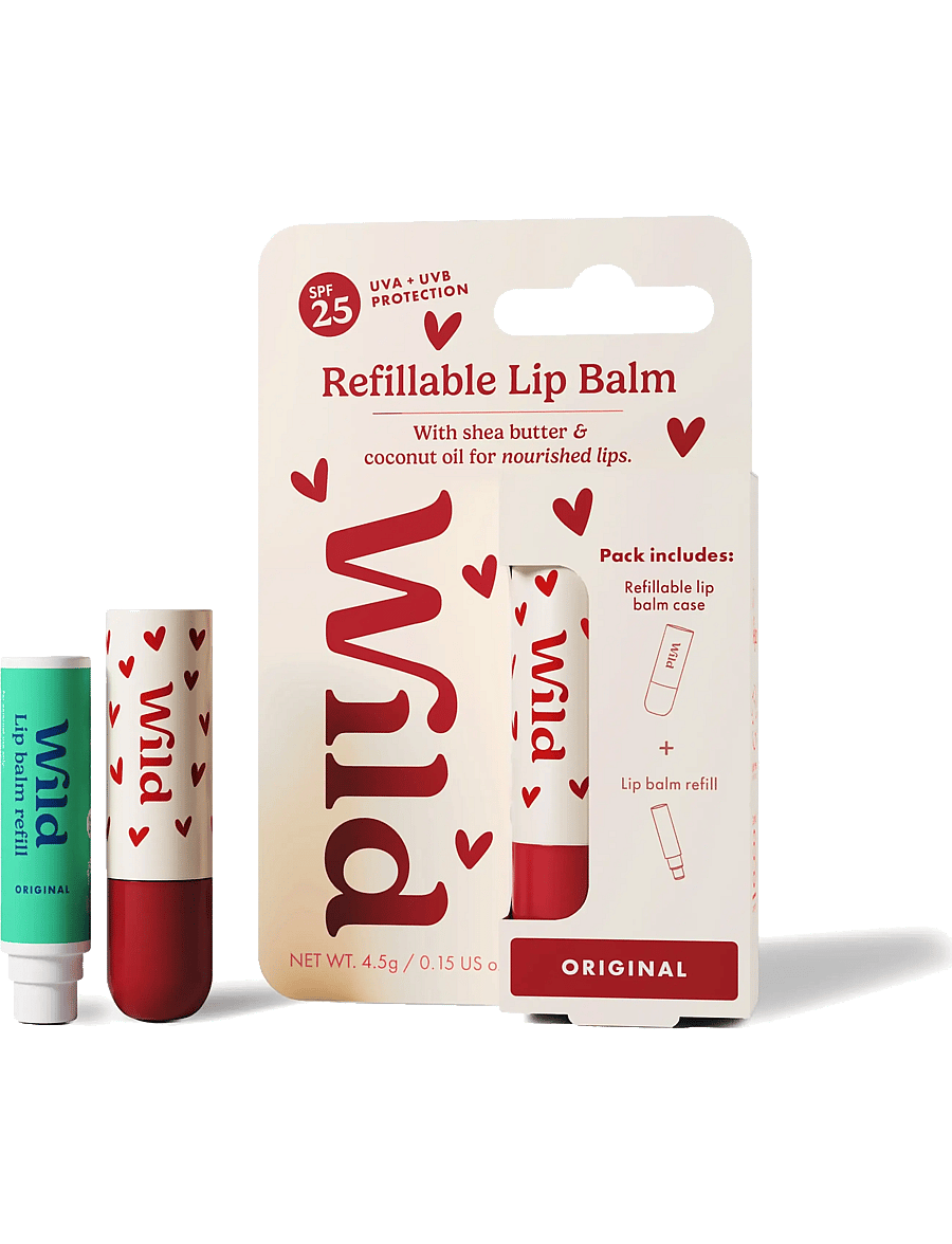 Wild - Wild lip balm heart case orginal spf - læbepomade - white - 3