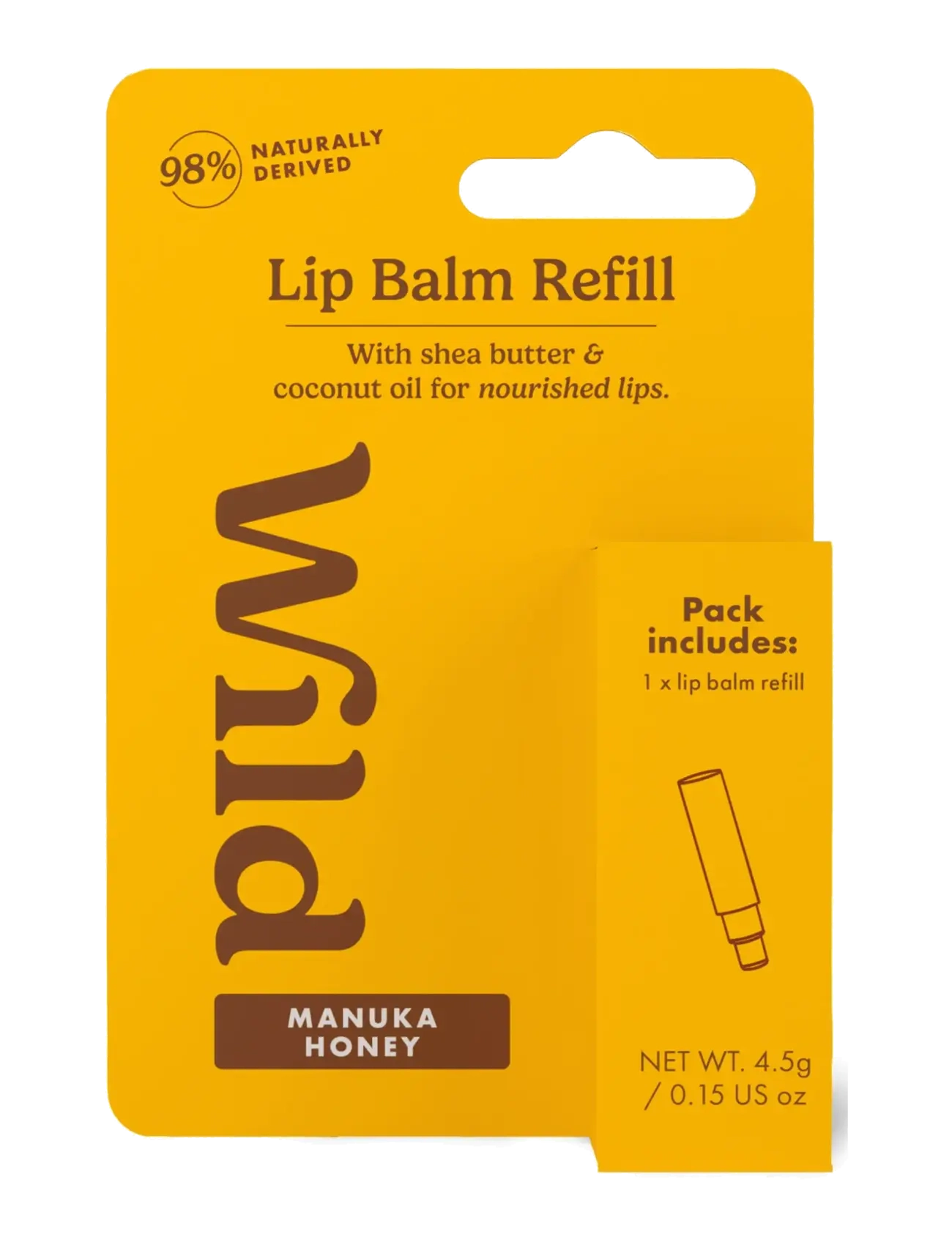 Wild Wild lip balm refill manuka honey - Læbepleje - HONEY / clear