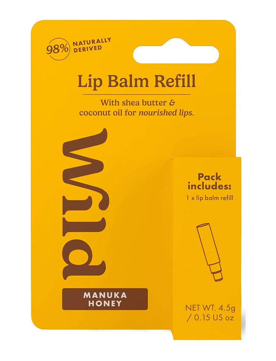 Wild - Wild lip balm refill manuka honey - læbepomade - honey - 0