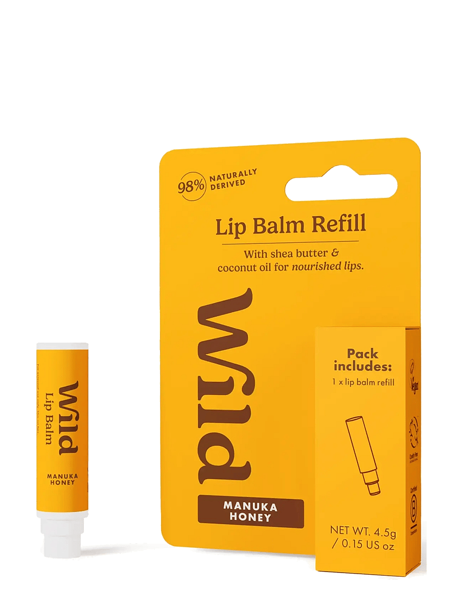 Wild - Wild lip balm refill manuka honey - læbepomade - honey - 1