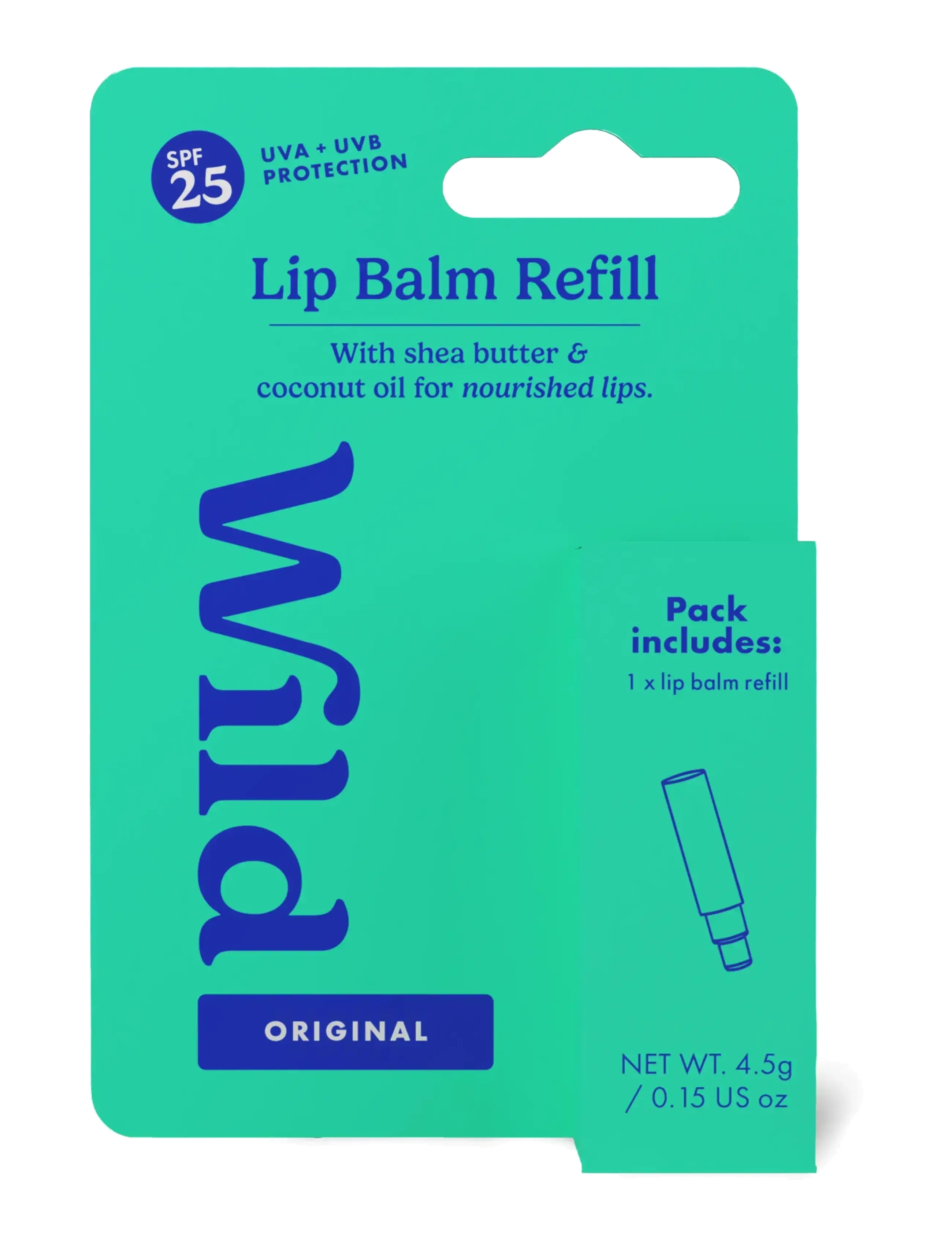 Wild Wild Lip Balm Refill Orginal Spf, 4.5 GR, Nude, Lip Care > Lip Balm, Dame