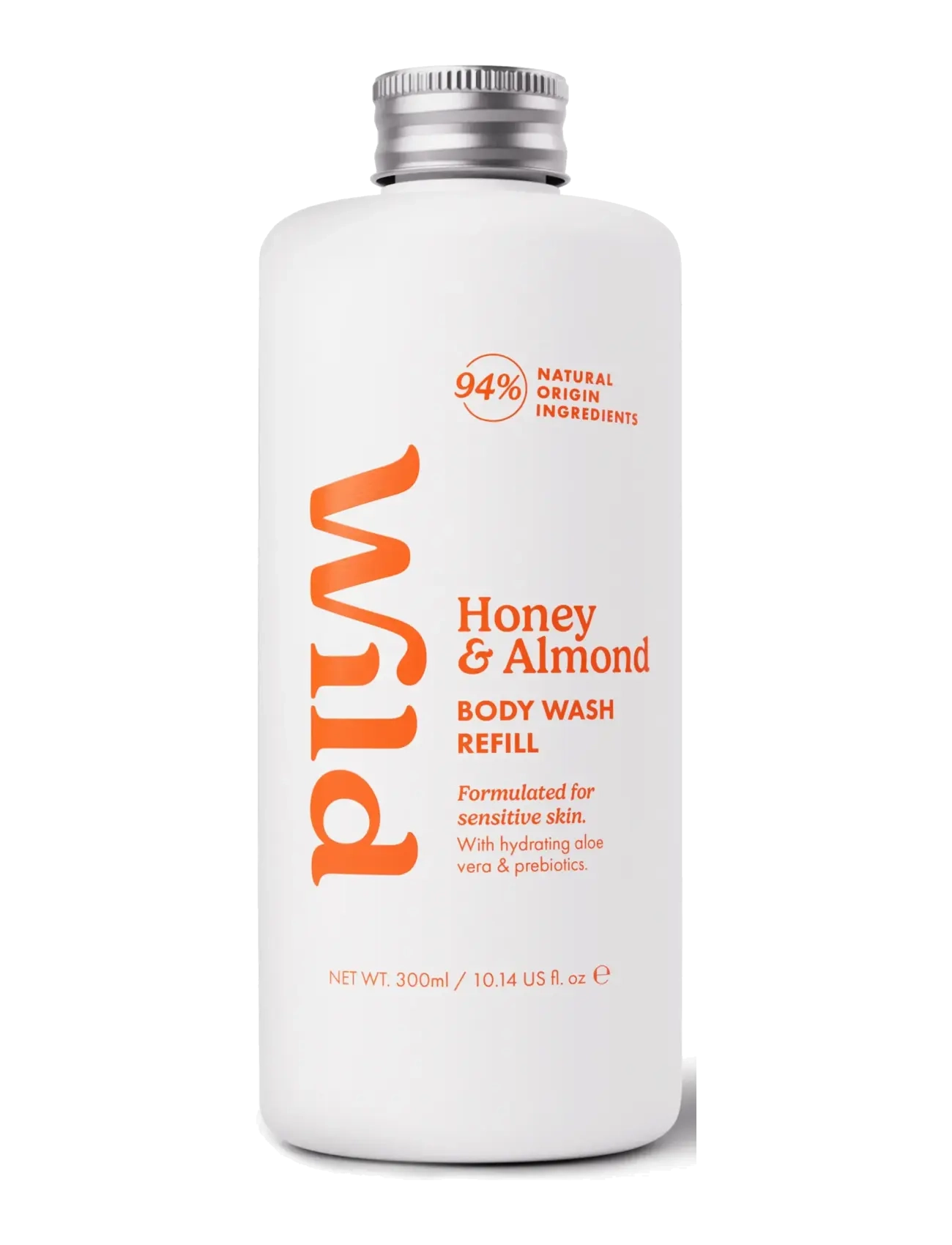 Wild Wild Body Wash Honey & Almond refill  - Vis alt - WHITE / clear
