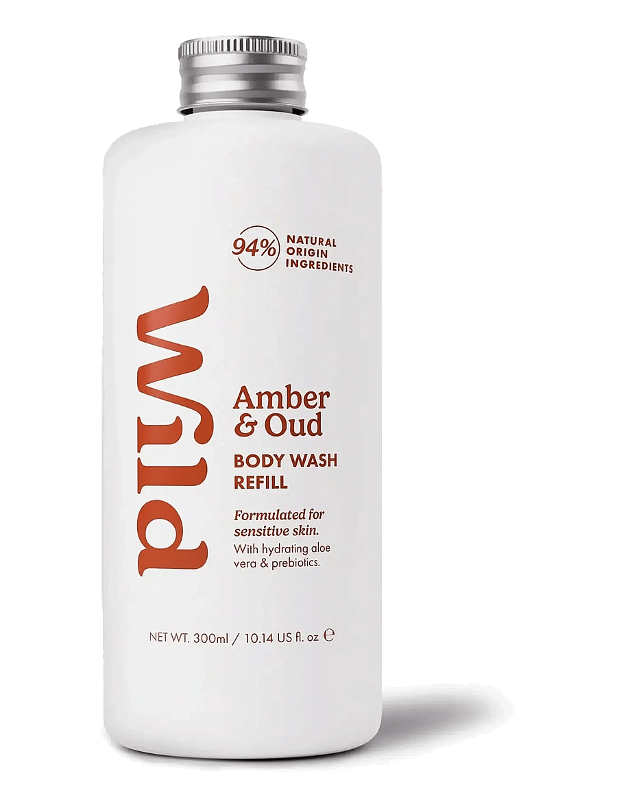 Wild - Wild body wash refill amber oud - duschgel & duscholjor - white - 0