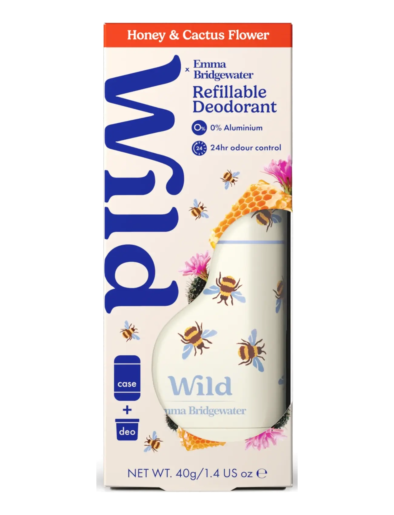 Wild Wild deo stick bee case honey cactusflower - Deostifter & Cremer - CLEAR / undefined