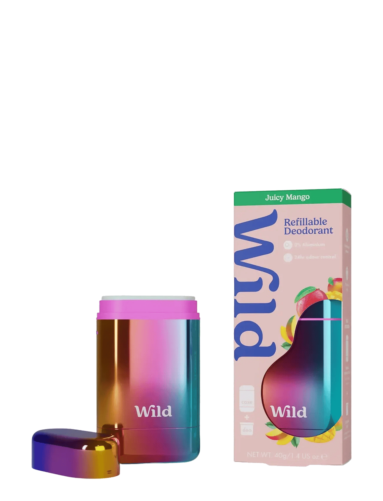 Wild Wild Deo Stick Chrome Juicy Mango - Multi/patterned - 40 G