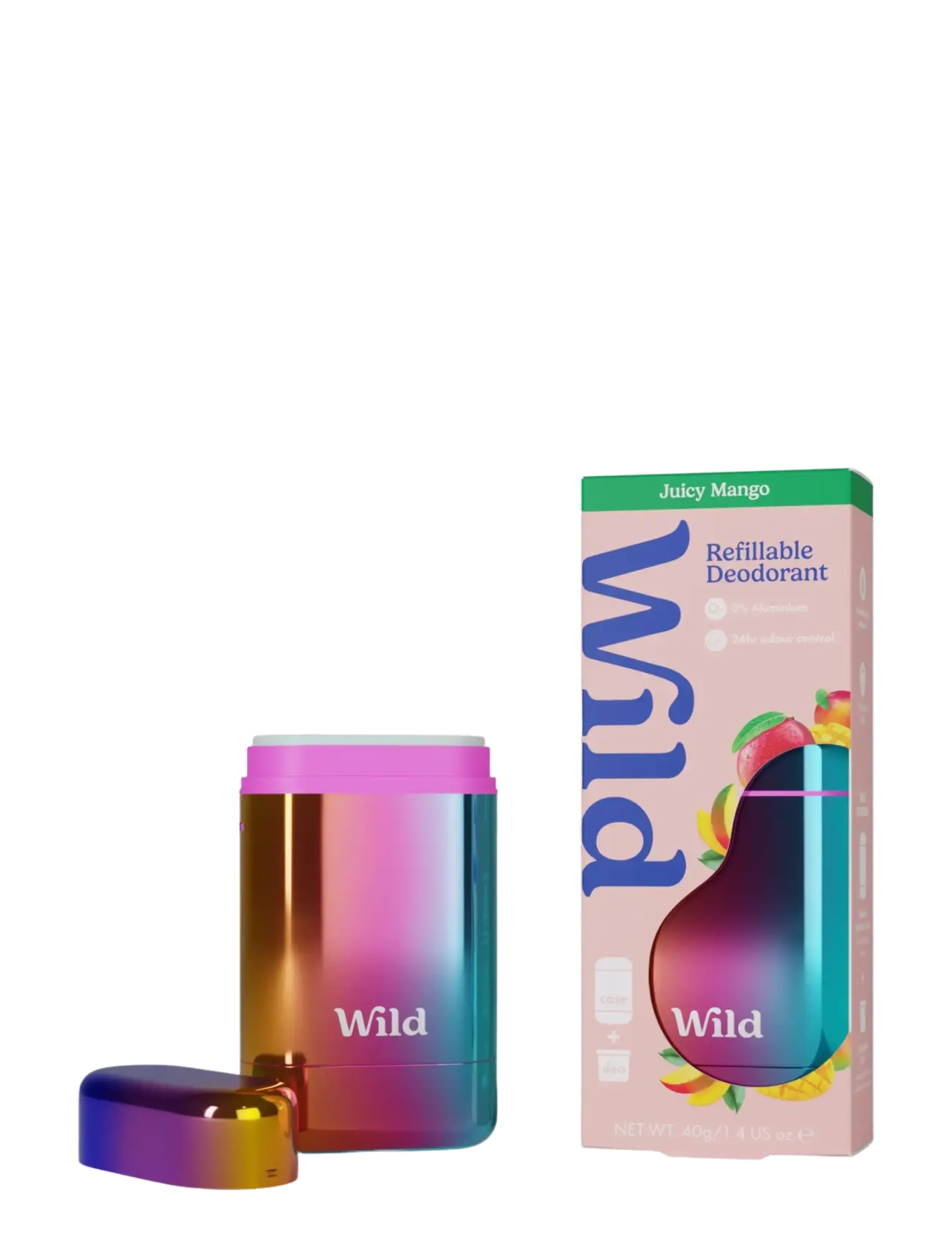 Wild Wild Deo Stick Chrome Juicy Mango - Roll on deoer - CLEAR / undefined