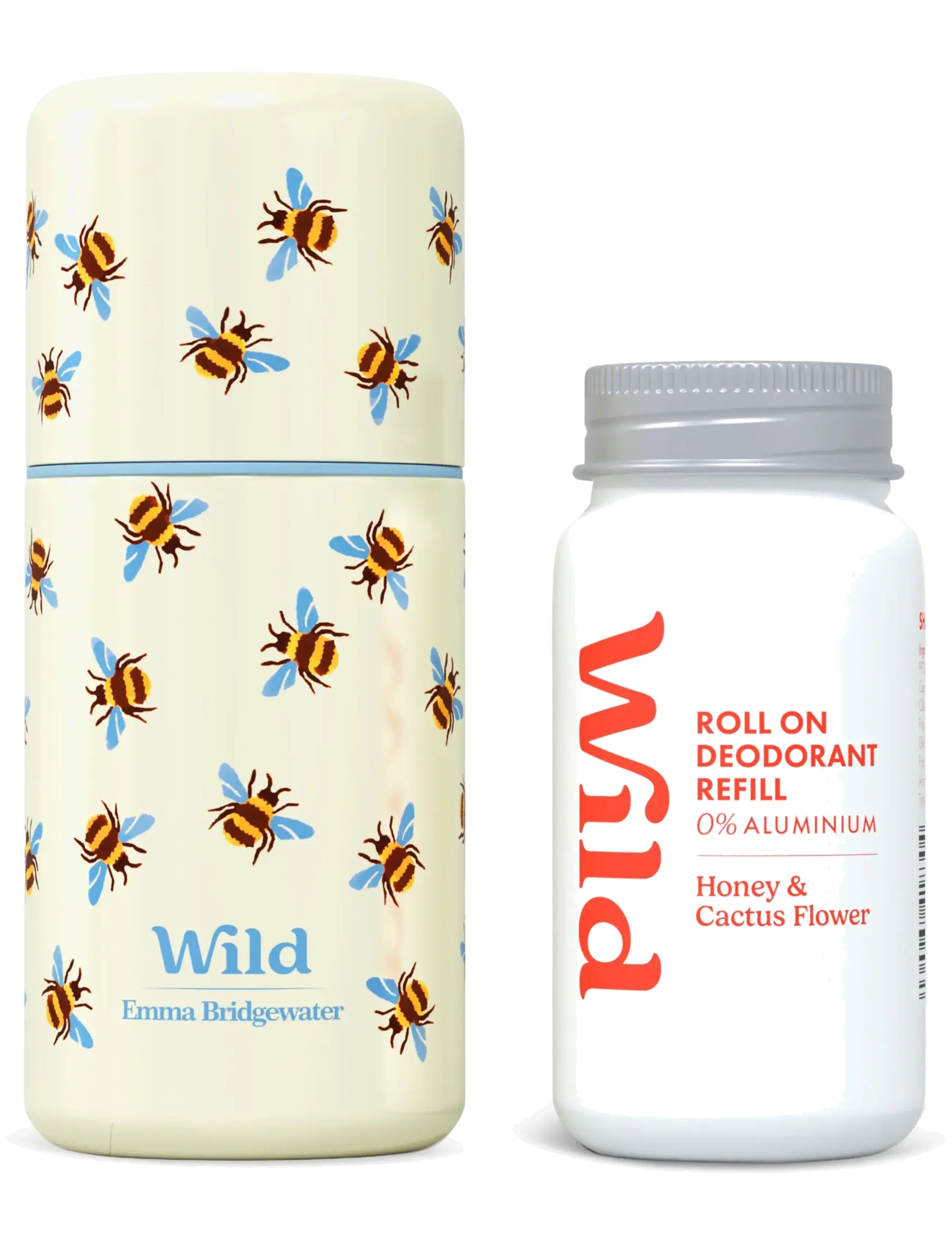 Wild - Wild antiper roll on bee case honey cactusflower - deo roll-on - clear - 4