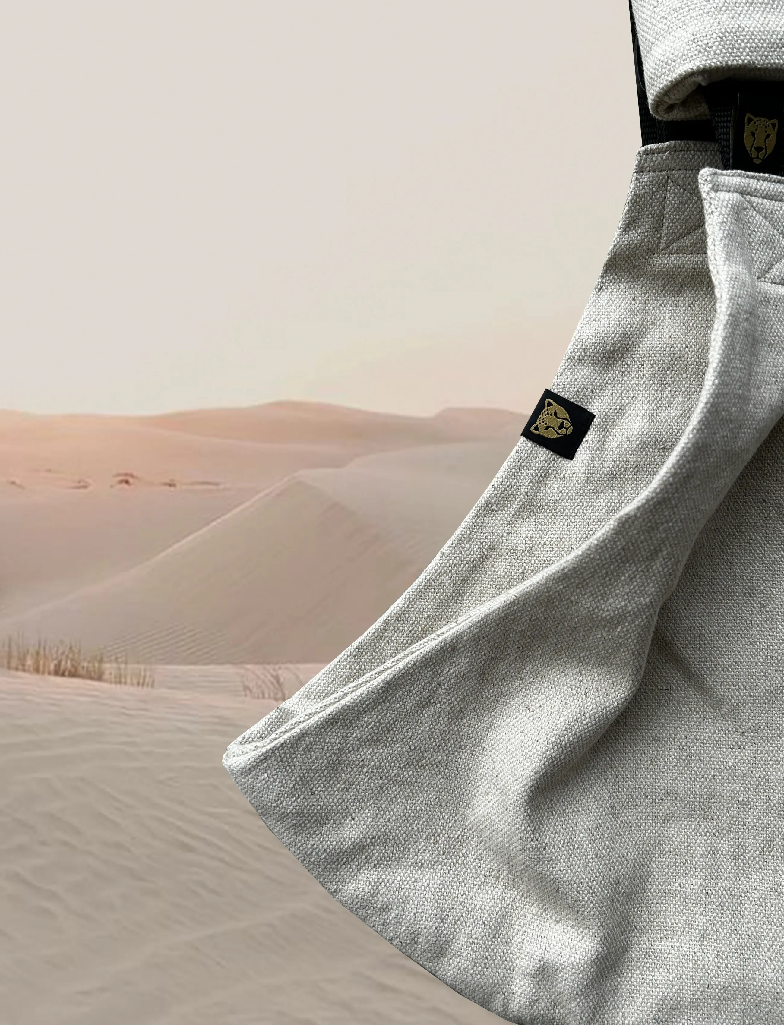 Wildride Wildride - Sand Linen, One Size, Beige, Baby Carriers & Baby Wraps > Hip Seat, Børn