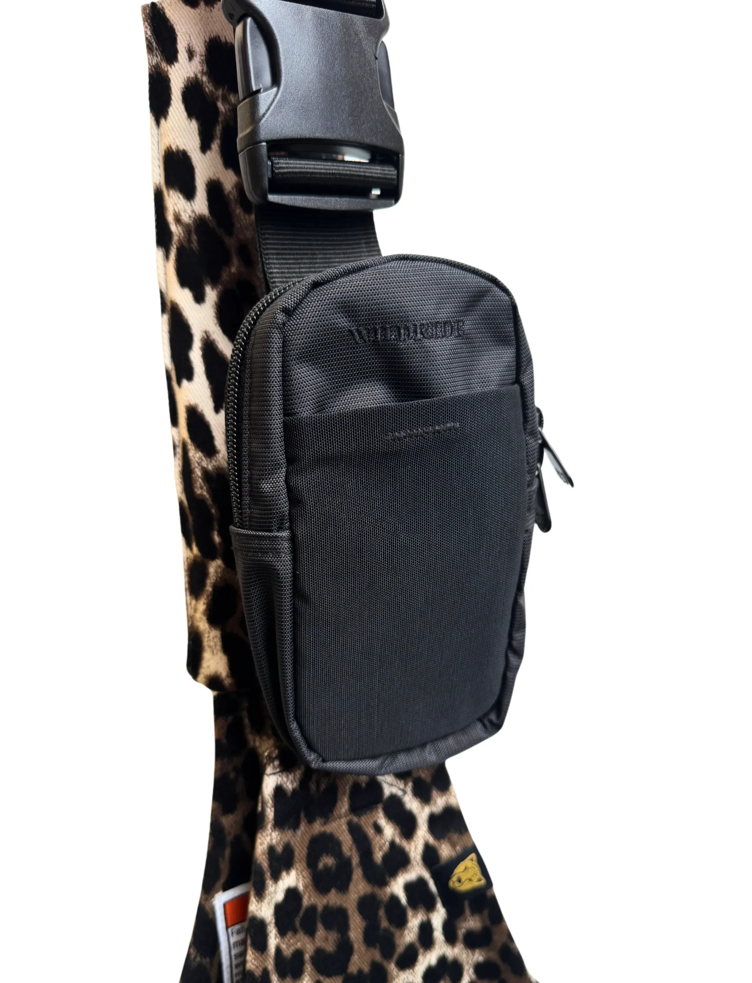 Wildride - Premium slide on accessory bag - olkalaukut - black - 3
