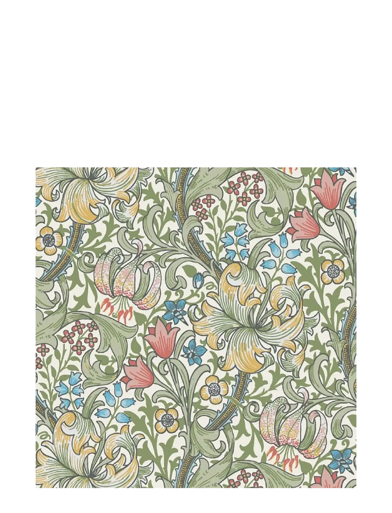 William Morris By havi  William Morris napkin Golden lily napkin - William Morris By Havi - GREEN / khaki/green