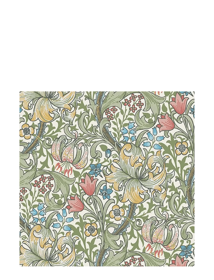 William Morris By havi - William Morris napkin Golden Lily green - papirservietter - green - 0
