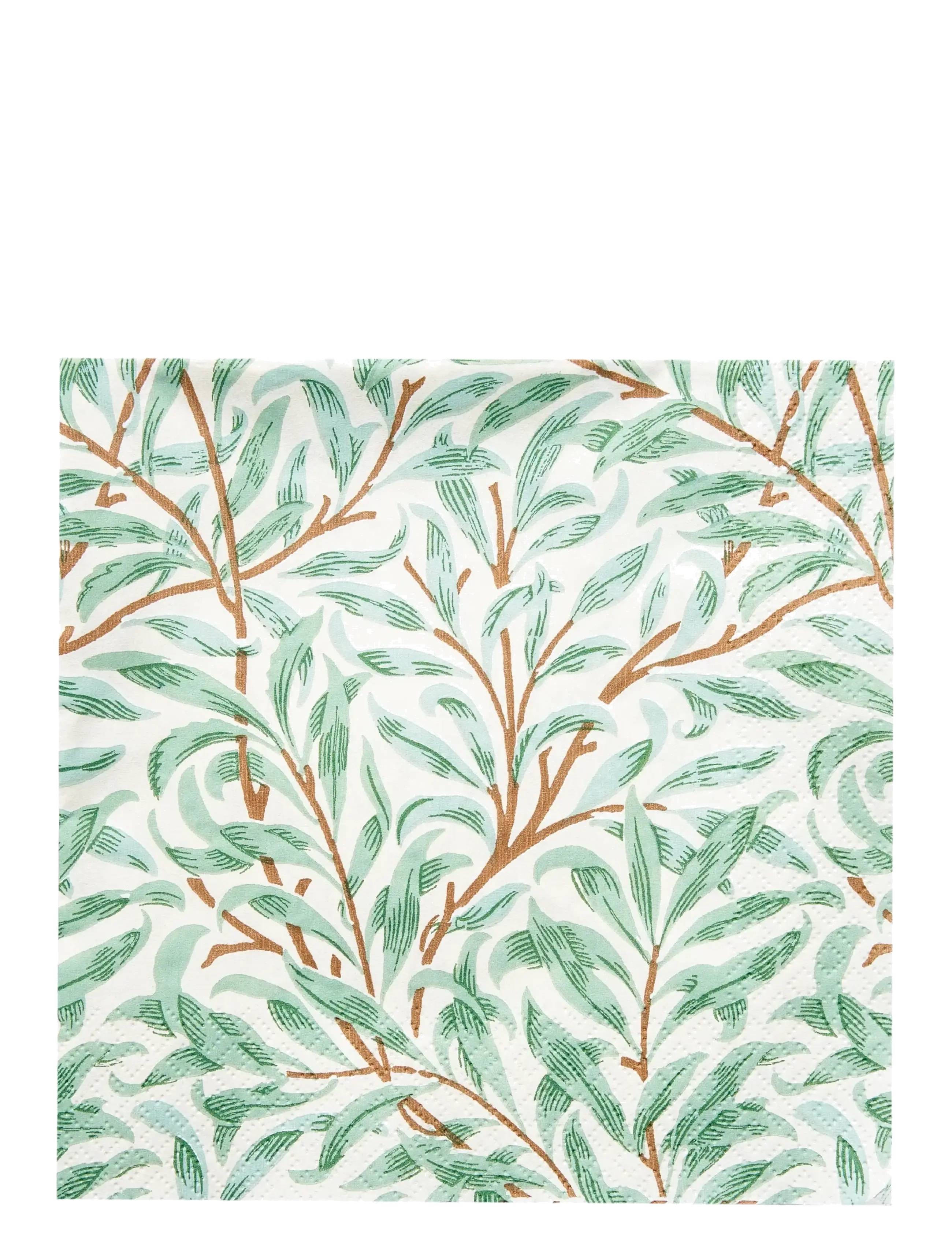 William Morris By havi William Morris Napkin Willow Bough Green, Paper Serviet, Grøn, Str: 24X24CM