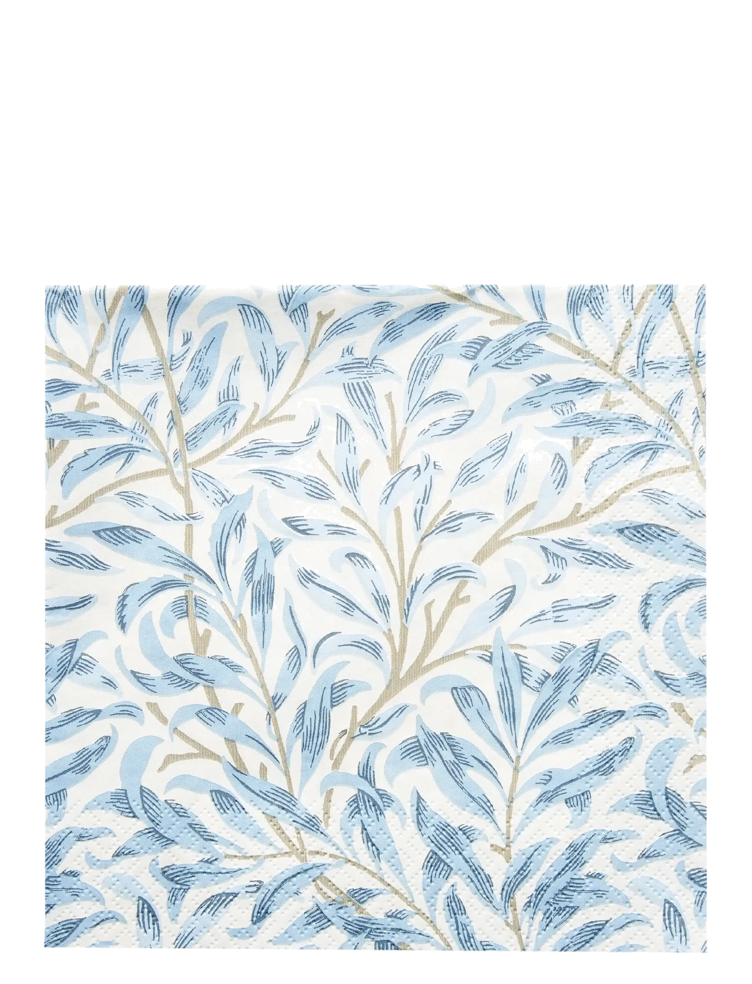 William Morris By havi Napkin Willow Bough Aqua, 24X24 cm, Napkins, Blau - Paper Homeware