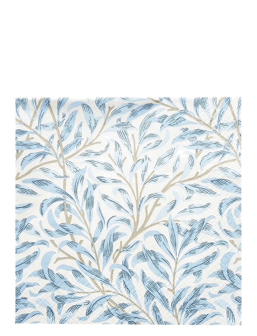 William Morris By havi - William Morris napkin Willow Bough aqua - stoffservietten - blue - 0