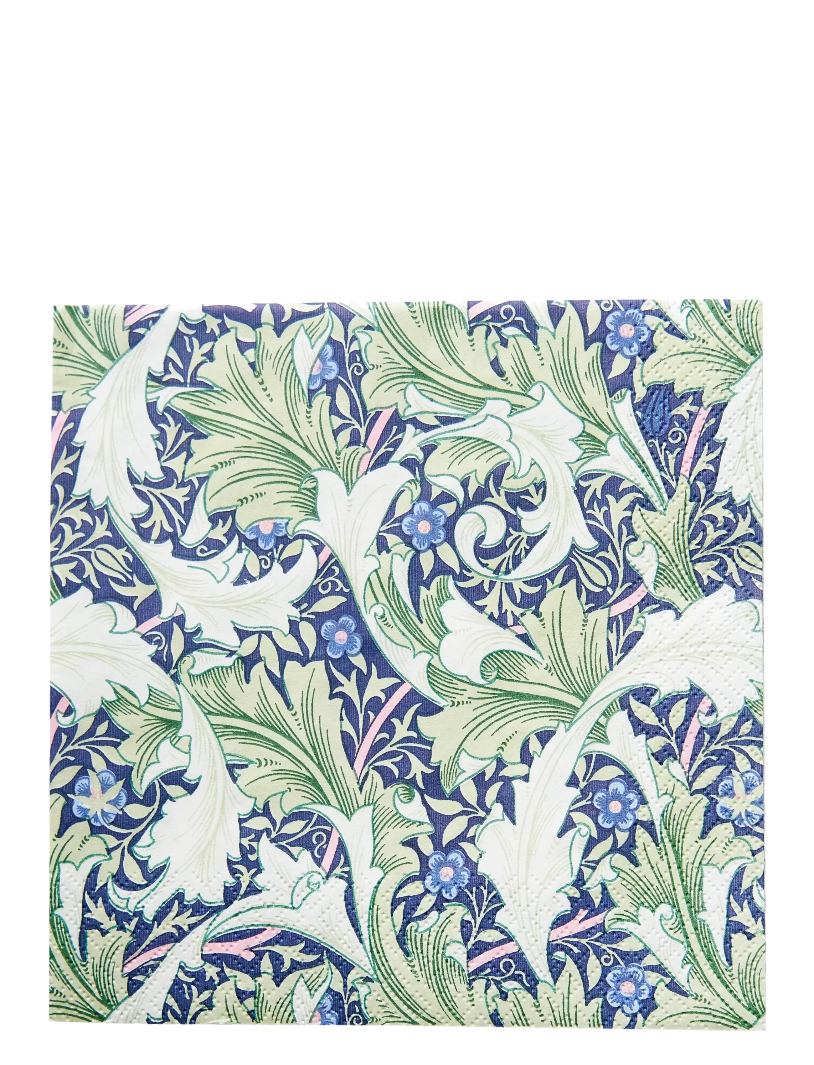 William Morris By havi William Morris Napkin Granville Napkin, Paper Serviet, Blå, Str: 24X24CM