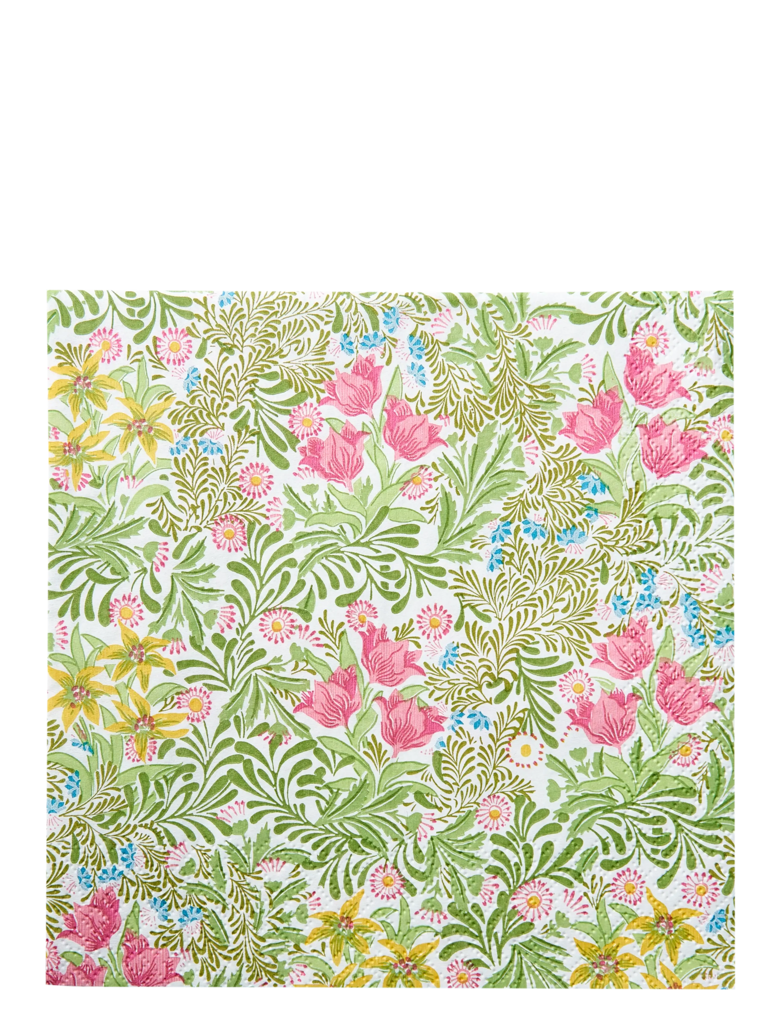 William Morris By havi William Morris Napkin Bower Napkin, Paper Serviet, Grøn, Str: 24X24CM