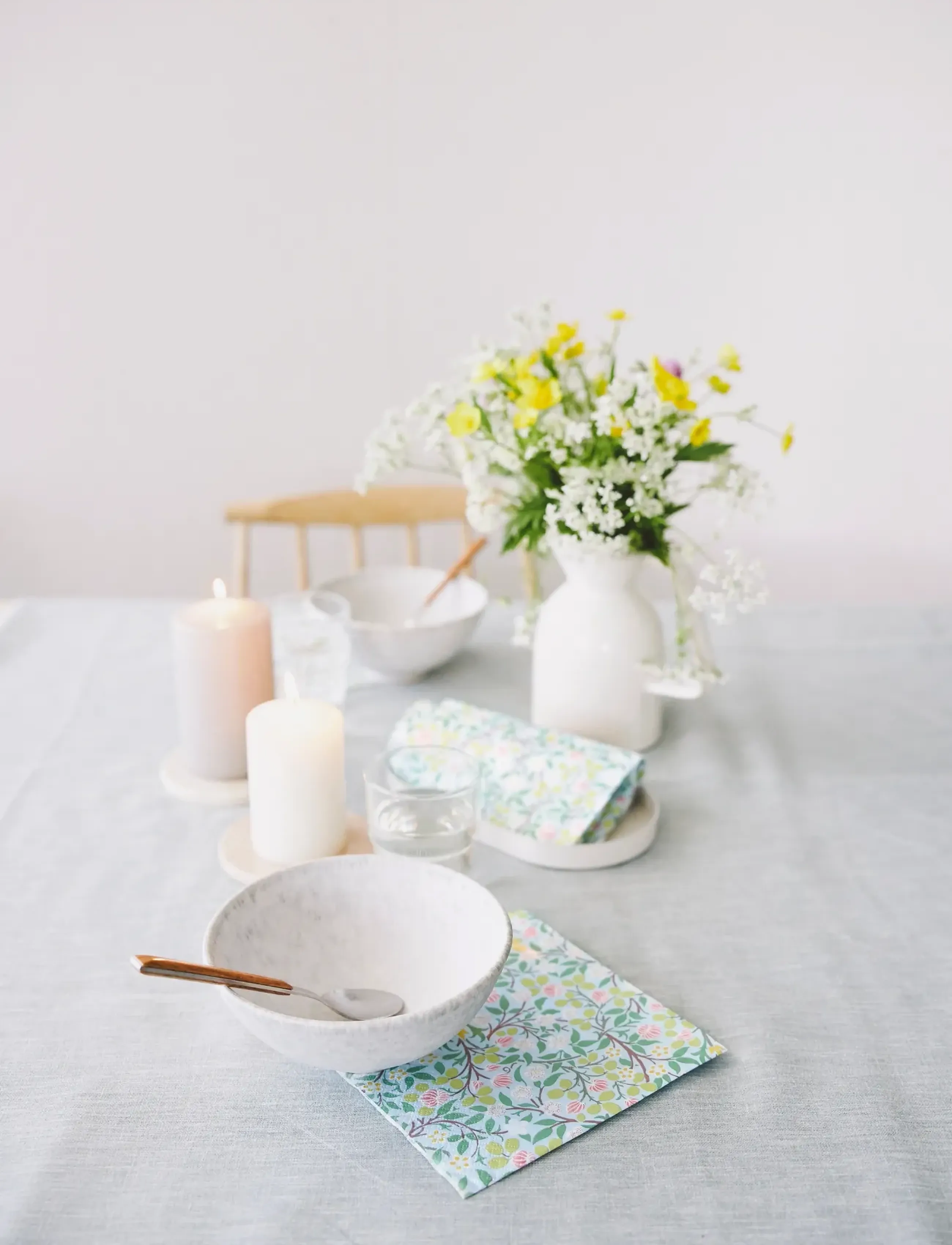William Morris By havi Napkin Clover Napkin, 33X33 cm, Napkins, Blau - Paper Homeware