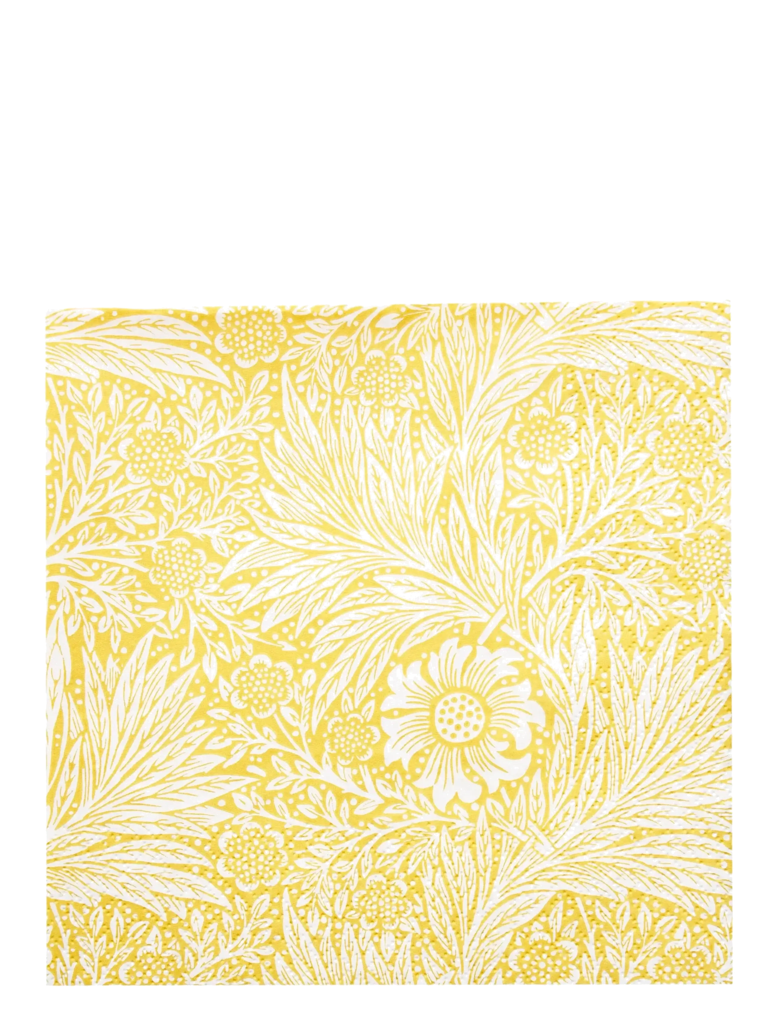 William Morris By havi William Morris Napkin Marigold Napkin, Paper Serviet, Gul, Str: 33X33CM