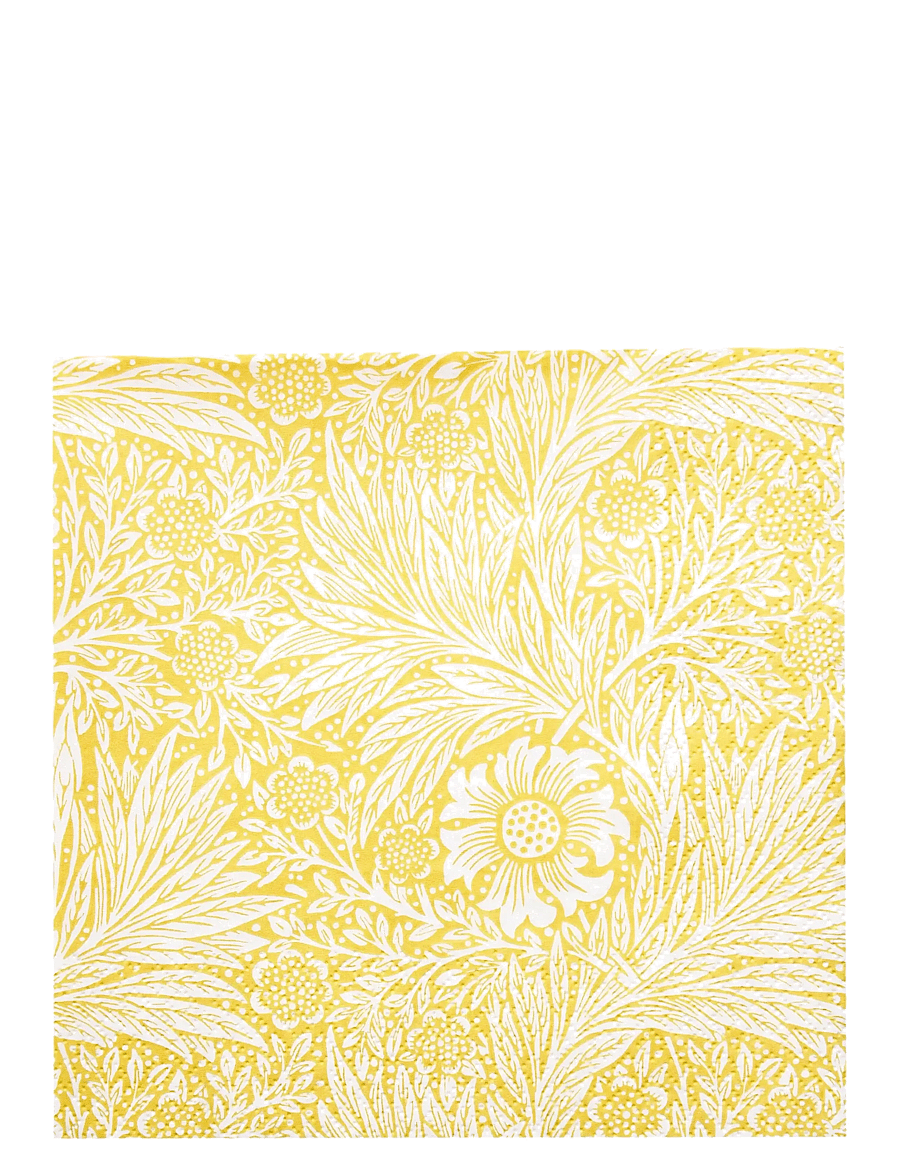 William Morris By havi - William Morris napkin Marigold napkin - popierinės servetėlės - yellow - 1