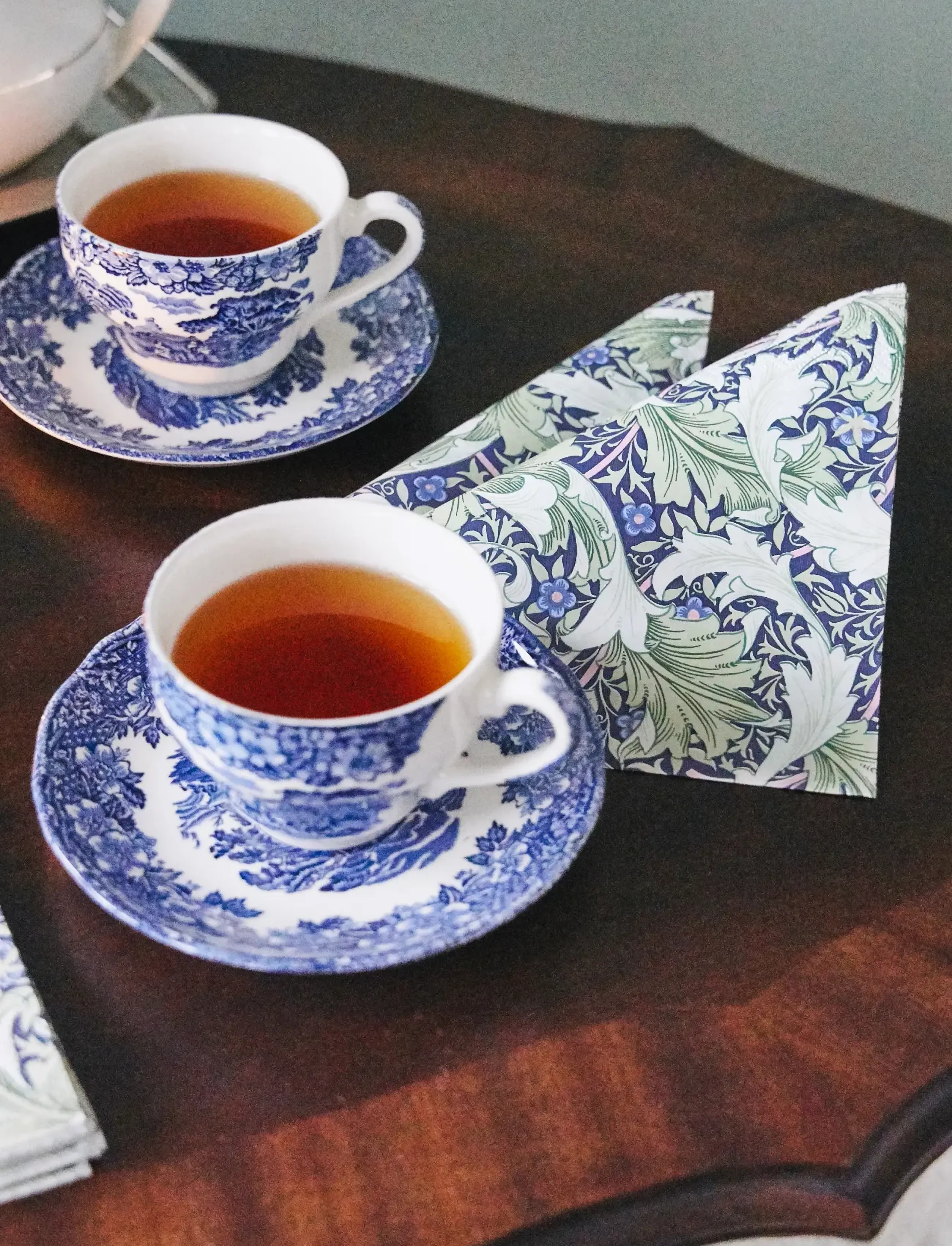 William Morris By havi - William Morris napkin Granville napkin - papierservietten - blue - 3