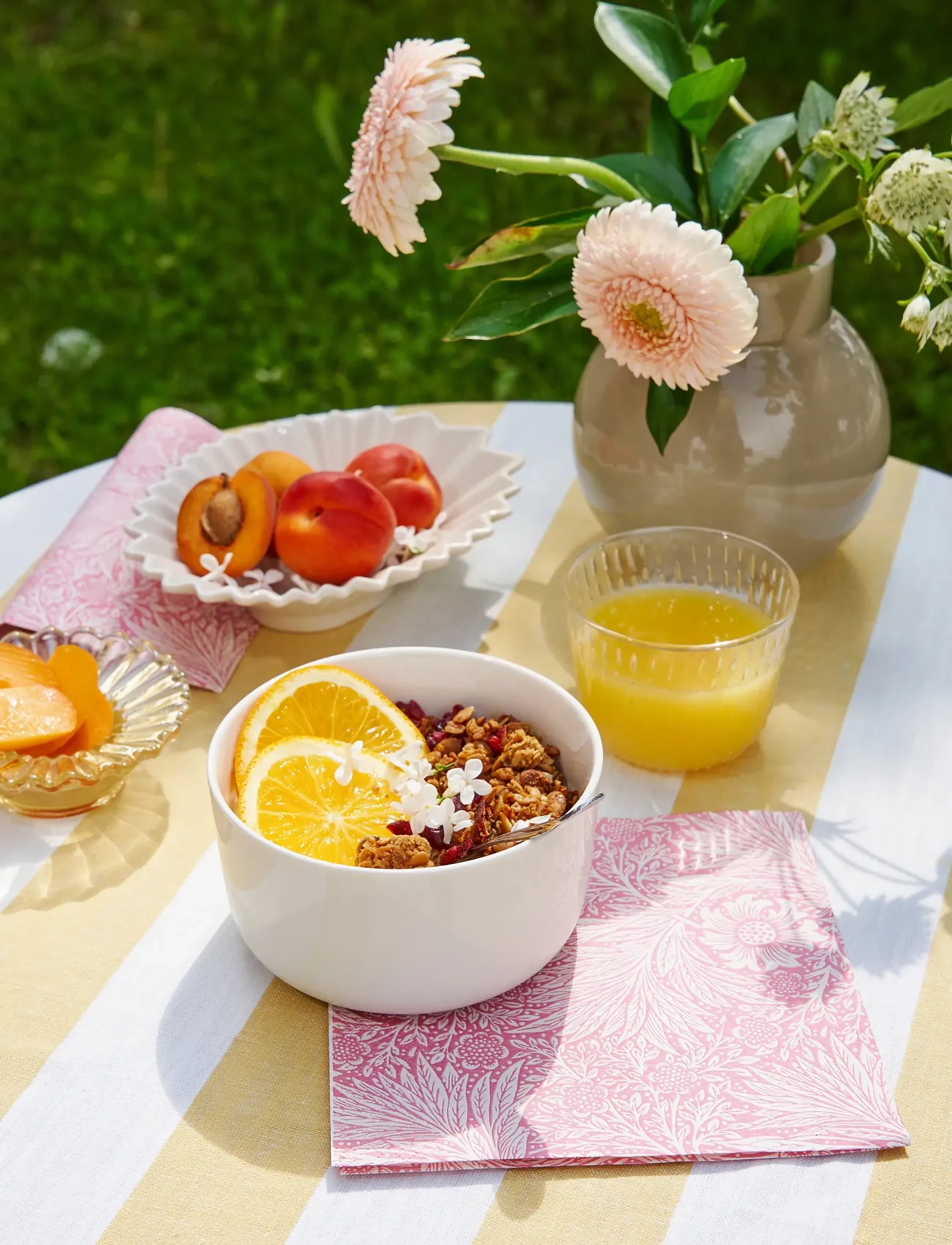 William Morris By havi - William Morris napkin Marigold napkin - papierservietten - pink - 2