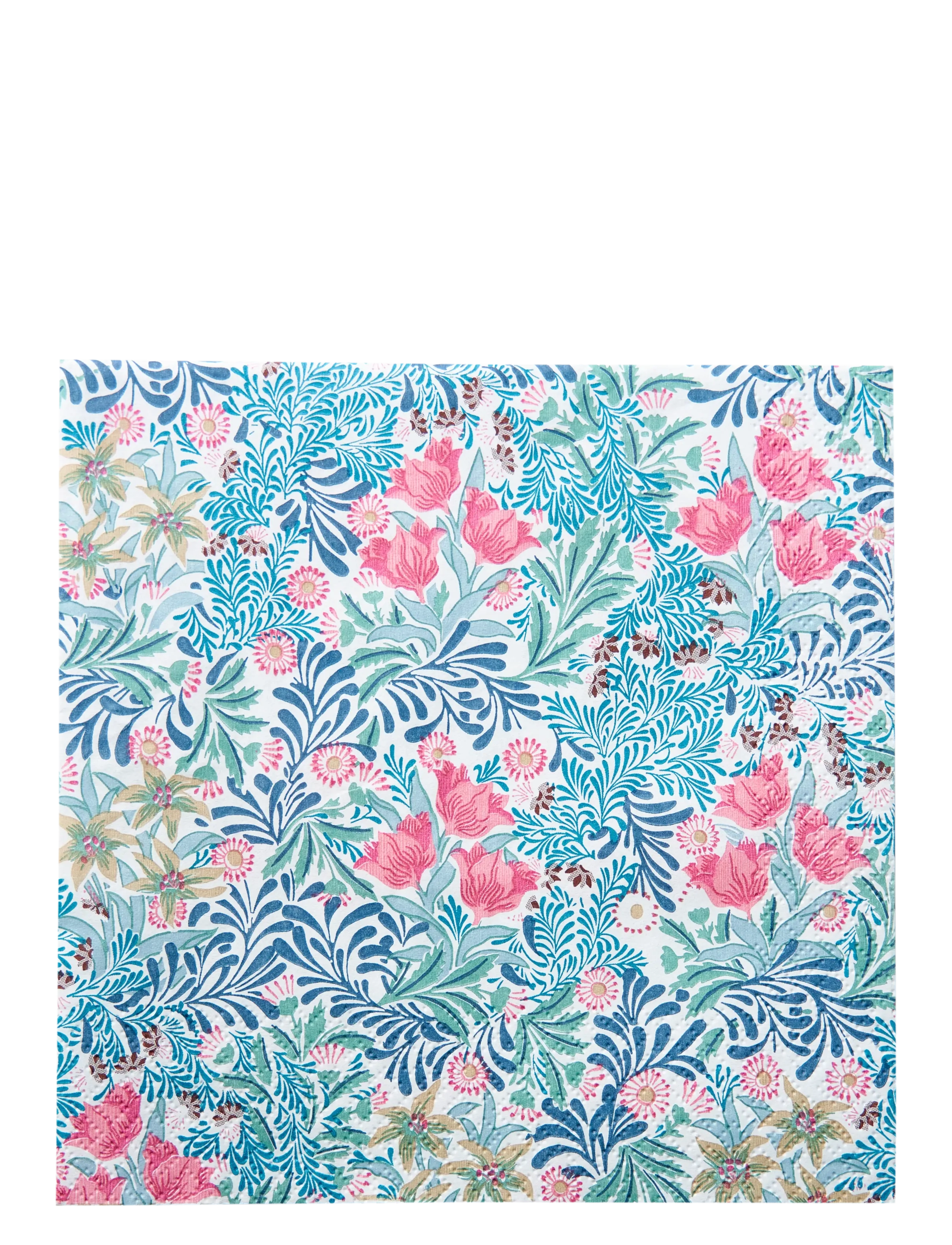 William Morris By havi William Morris Napkin Bower Napkin, Paper Serviet, Blå, Str: 33X33CM