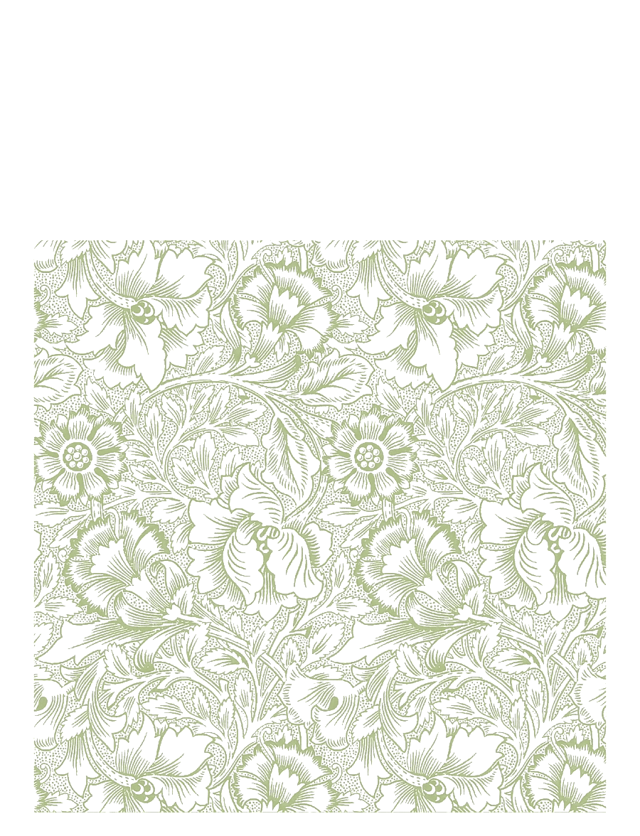 William Morris By havi - William Morris napkin Pink & Poppy napkin - stoffservietten - light green - 0
