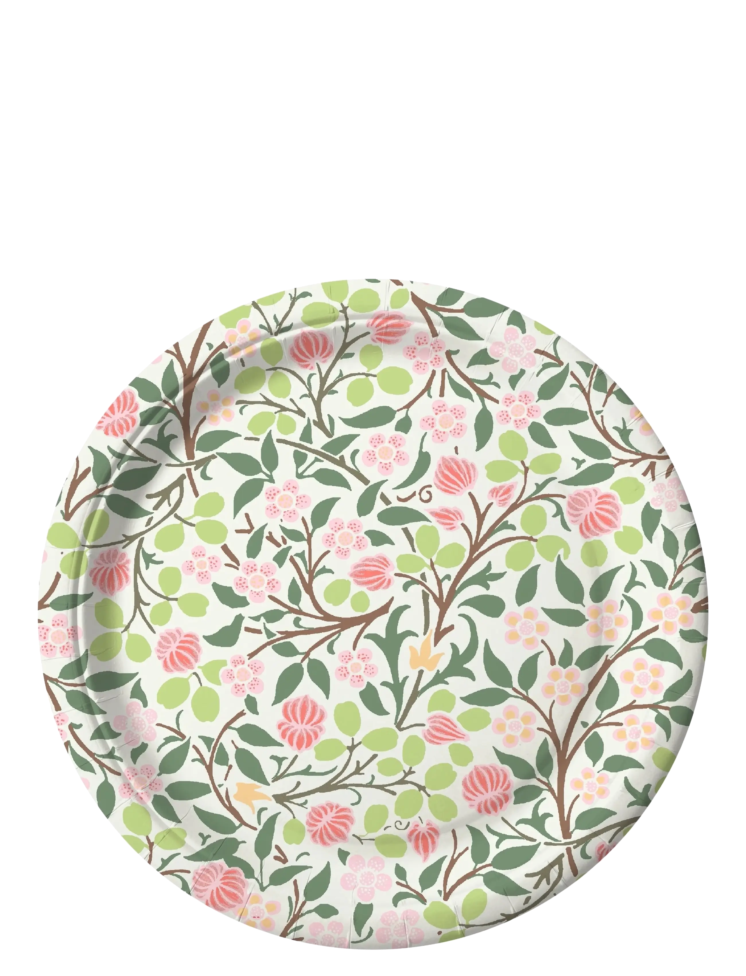 William Morris By havi William Morris Clover Paperplate, Ø 23 cm, Pink, Mugs, Mugs, Cutlery, Unisex