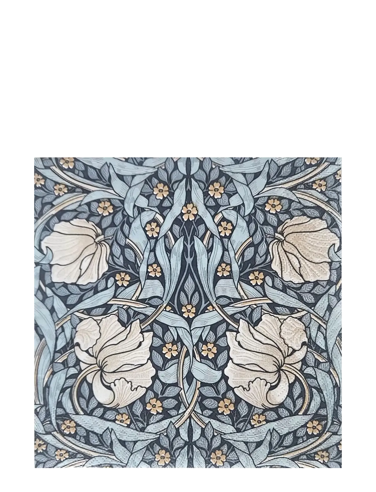William Morris By havi Napkin Pimpernel Blue, 33X33 cm, Napkins, Blau - Paper Homeware