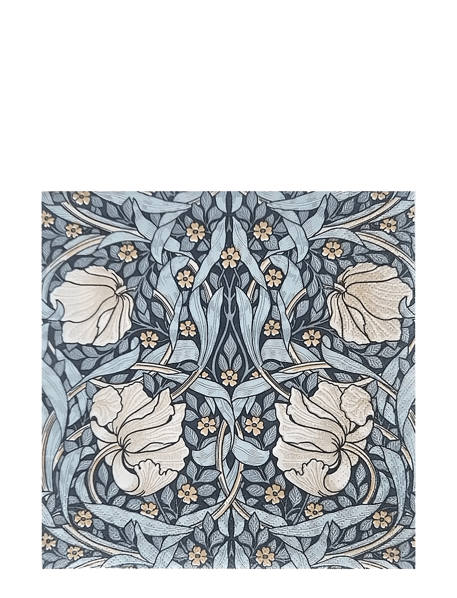 William Morris By havi - William Morris napkin Pimpernel blue - stoffservietten - blue - 0